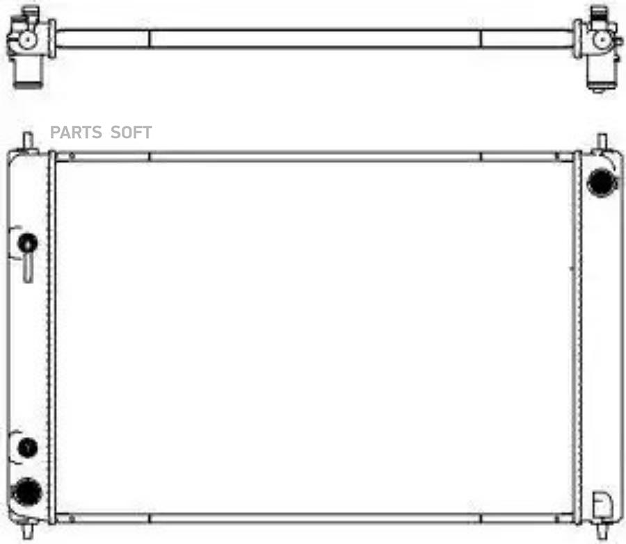 

Радиатор nissan murano 08- 33418504