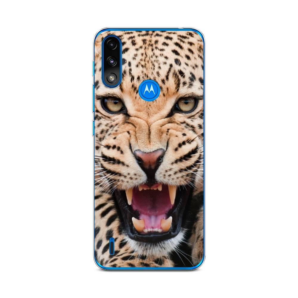 

Чехол на Lenovo K13 "Леопард 3d", Бежевый;черный, 242450-6