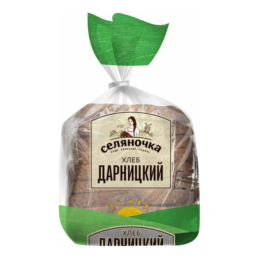 

Хлеб Селяночка Дарницкий ржано-пшеничный в нарезке 300 г