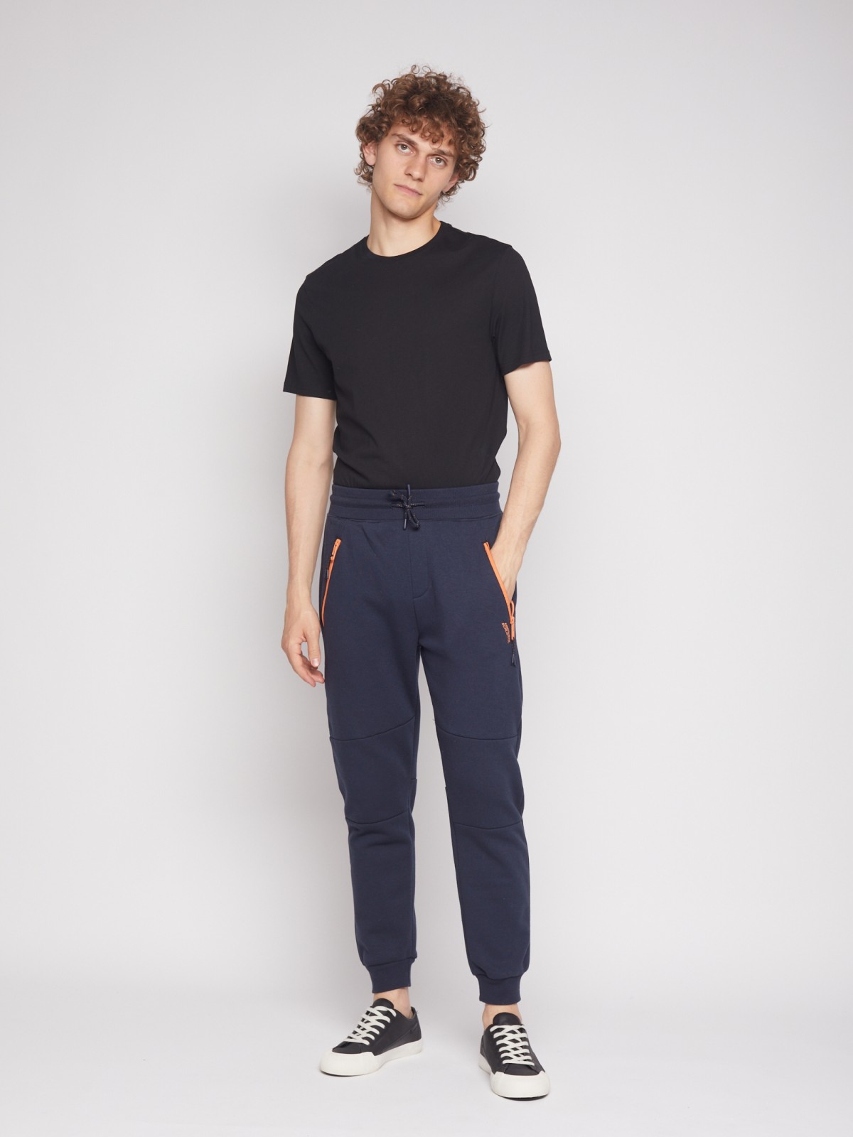 Спортивные брюки мужские Zolla 212347679023 синие XL