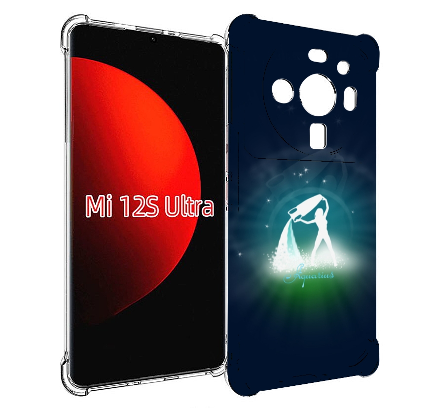 

Чехол MyPads знак зодиака водолеи 1 для Xiaomi 12S Ultra, Прозрачный, Tocco