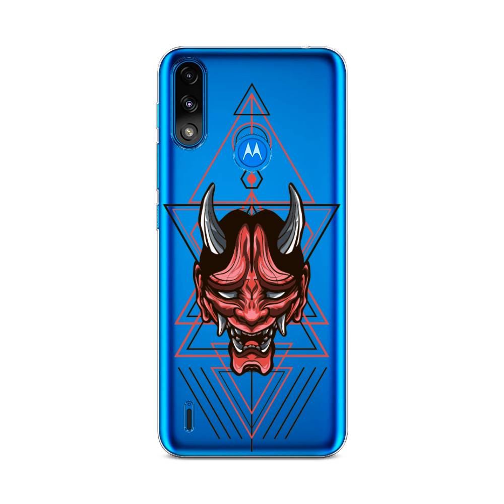 

Чехол на Lenovo K13 "Hanya Oni mask", Серый;красный;черный, 242450-4