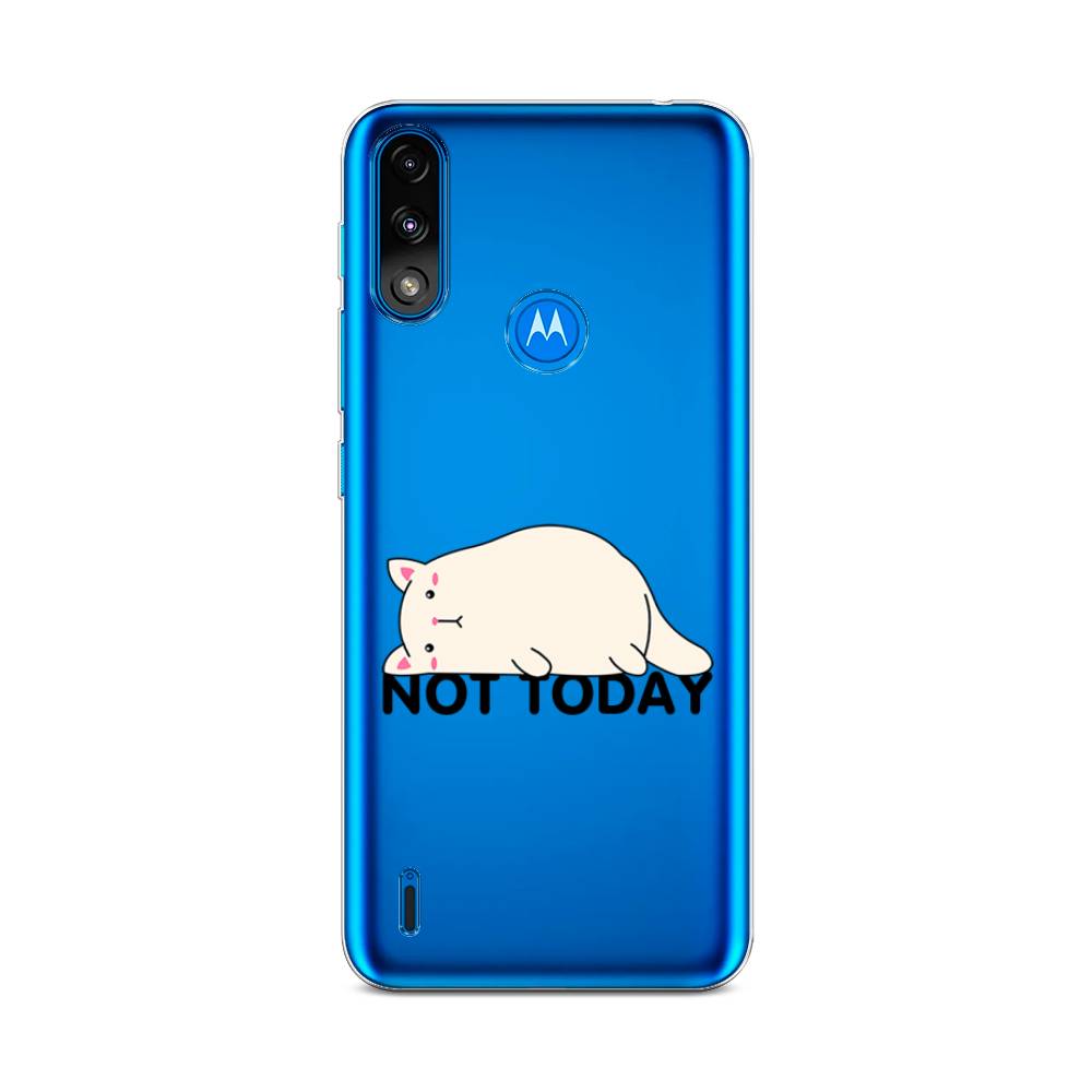 

Чехол на Lenovo K13 "Cat not today", Белый;розовый;черный, 242450-1