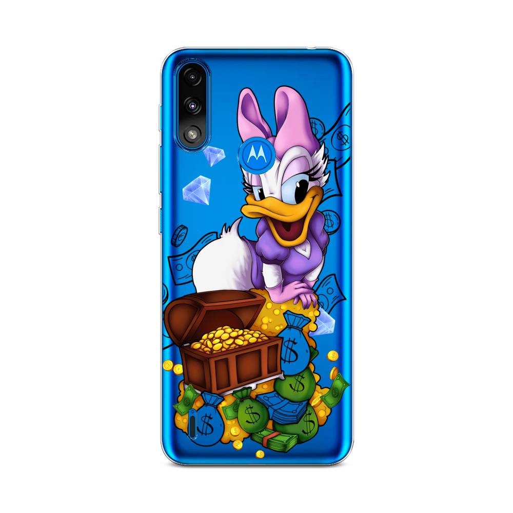 

Чехол на Lenovo K13 "Rich Daisy Duck", Коричневый;белый;фиолетовый, 242450-6