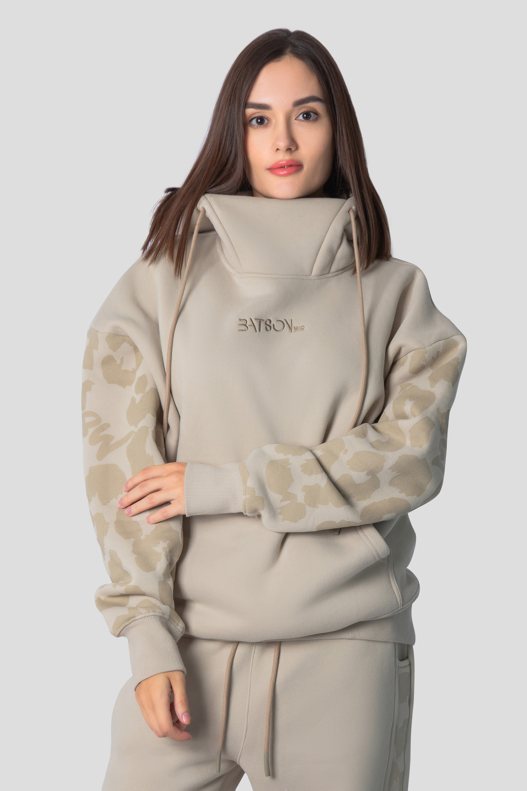 Худи женское BATSON LEO W бежевое XL