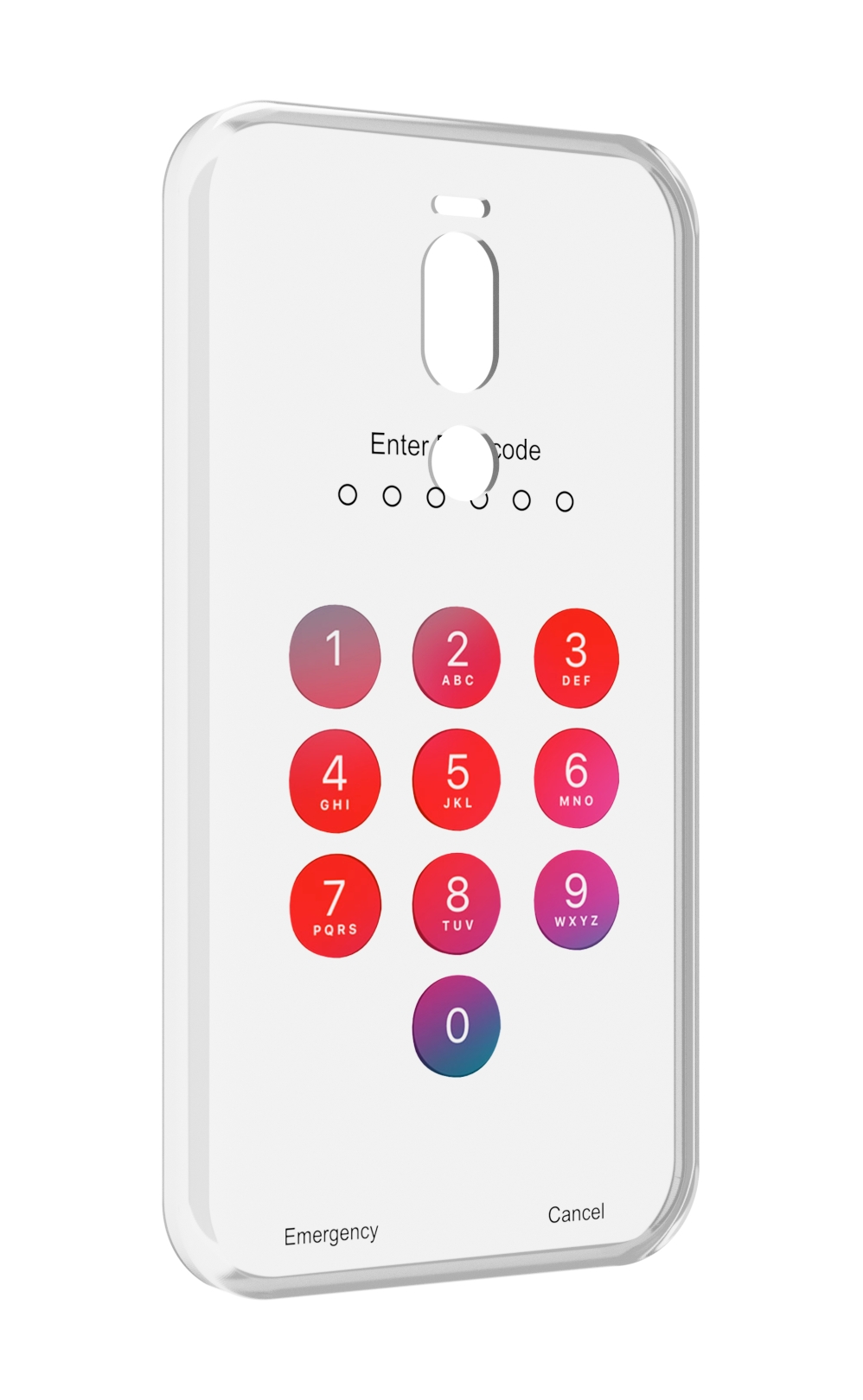 

Чехол Mypads Введите-Пароль Для Meizu X8, Прозрачный, Tocco