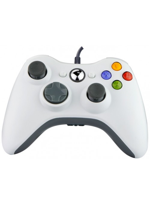 фото Геймпад проводной для xbox 360, белый. controller for для xbox 360 nobrand