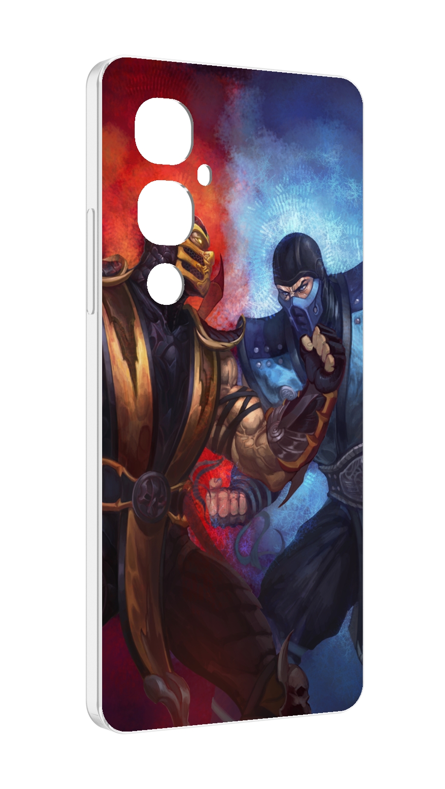 

Чехол MyPads Mortal Kombat art для Tecno Pova 4 Pro, Прозрачный, Tocco