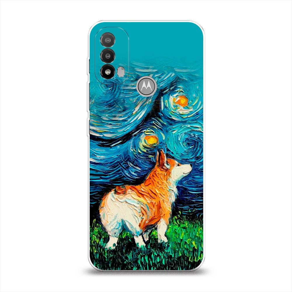 

Чехол на Lenovo K14 PlusКорги звёздная ночь, Коричневый;белый;зеленый, 243450-1