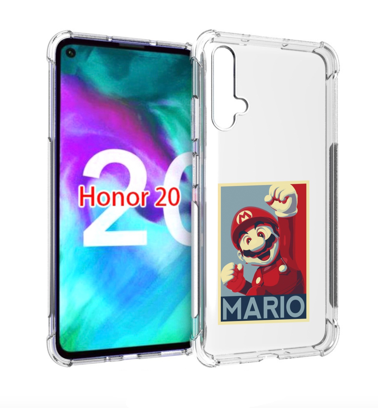 

Чехол бампер MyPads злой марио для Honor 20, Прозрачный, Tocco