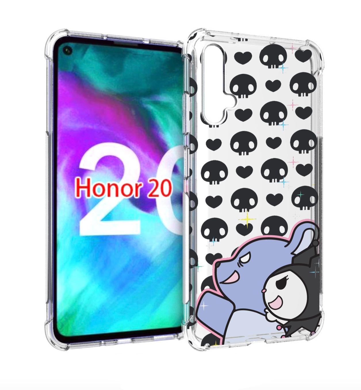 

Чехол бампер MyPads злые-мини-животные детский для Honor, Прозрачный, Tocco