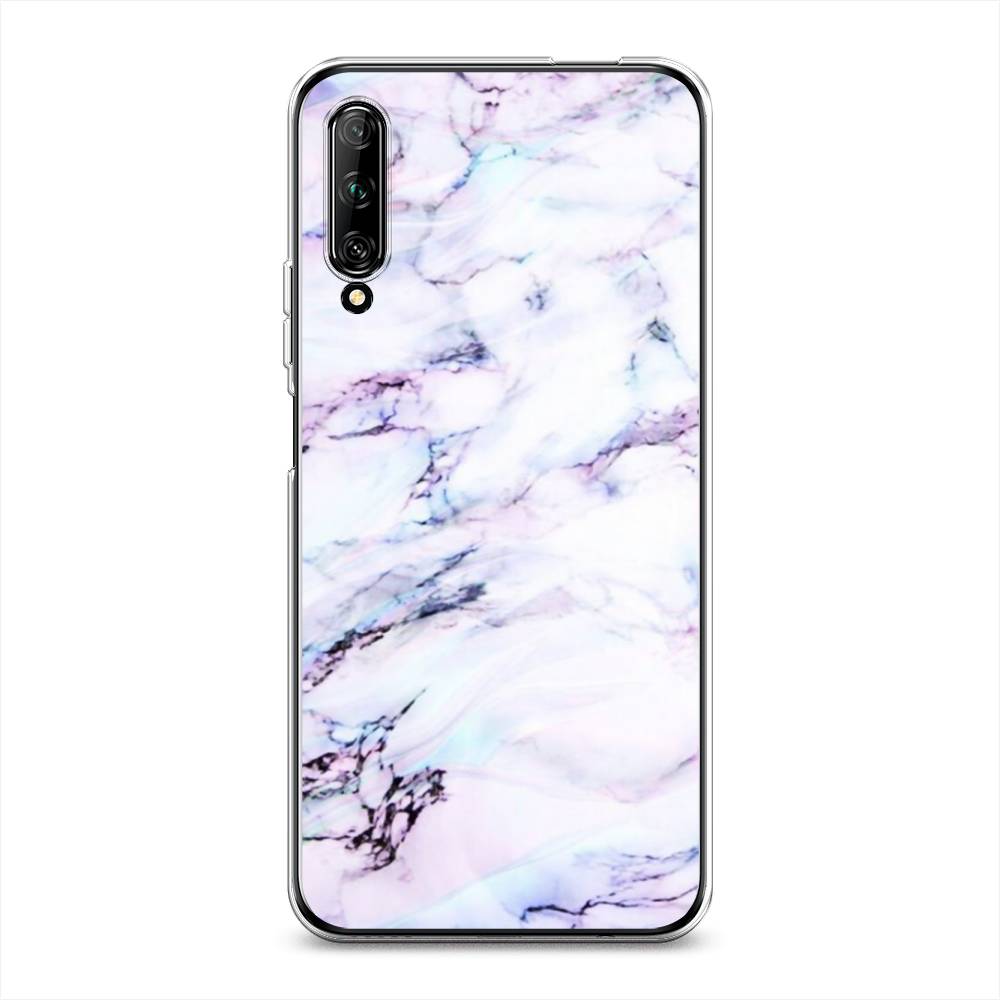 

Чехол на Huawei Y9s "Радужный мрамор", Серый;фиолетовый, 611150-3