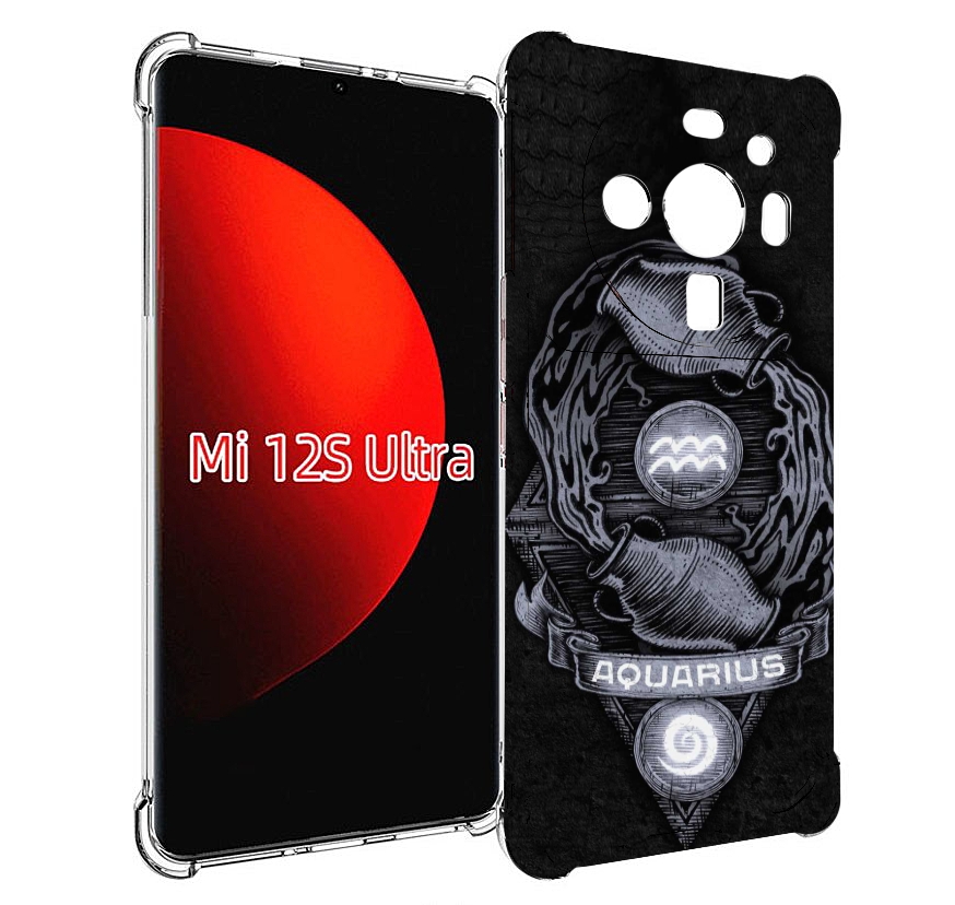 

Чехол MyPads знак зодиака водолеи 6 для Xiaomi 12S Ultra, Прозрачный, Tocco