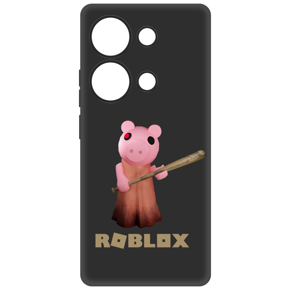 

Чехол-накладка Krutoff Soft Case Roblox-Пигги для Poco M6 Pro 4G черный