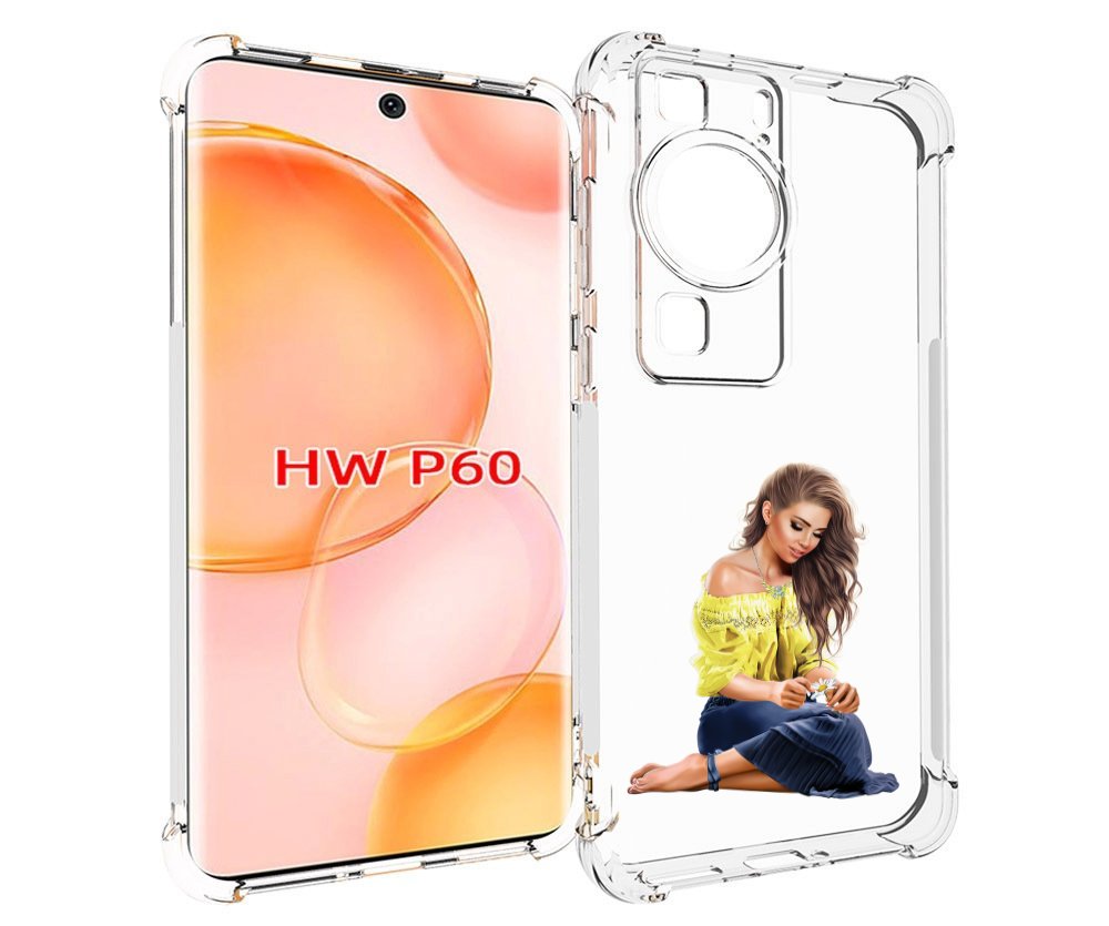 

Чехол MyPads миленькая-девочка женский для Huawei P60, Tocco