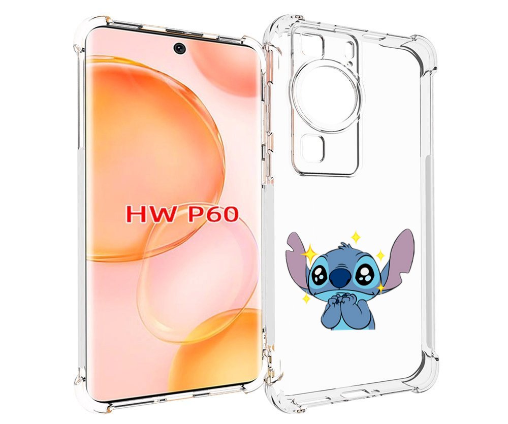 Чехол MyPads милый-стич детский для Huawei P60