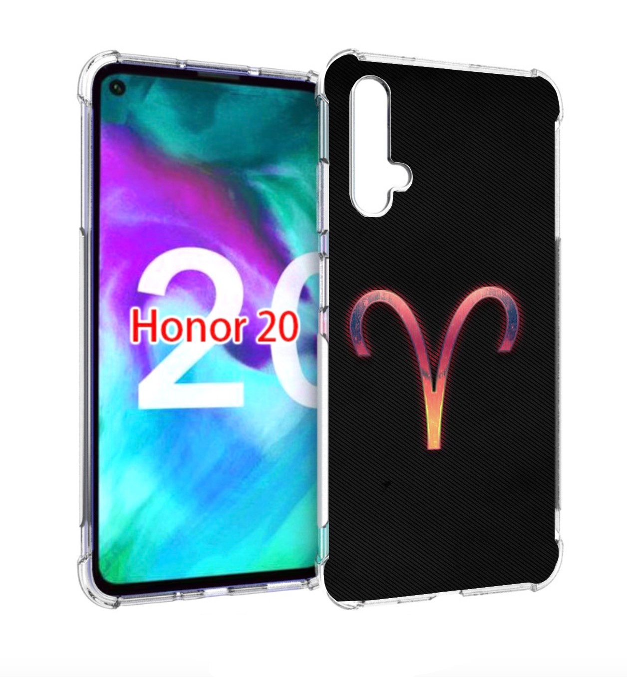

Чехол бампер MyPads знак зодиака овен 1 для Honor 20 Honor, Прозрачный, Tocco