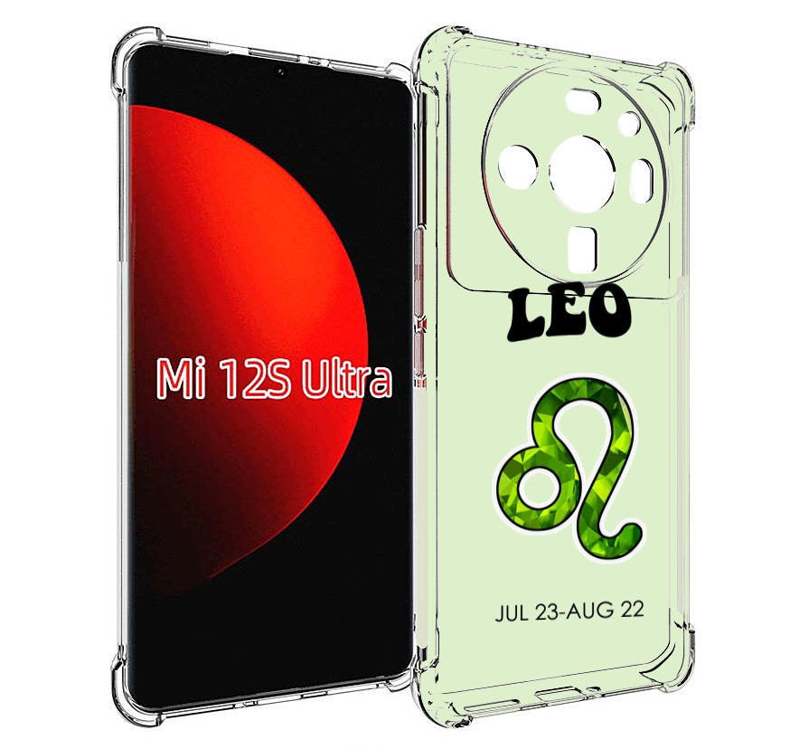 

Чехол MyPads знак зодиака лев 1 для Xiaomi 12S Ultra, Прозрачный, Tocco