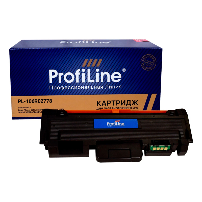 

Картридж для лазерного принтера ProfiLine (PL-106R02778) черный, совместимый