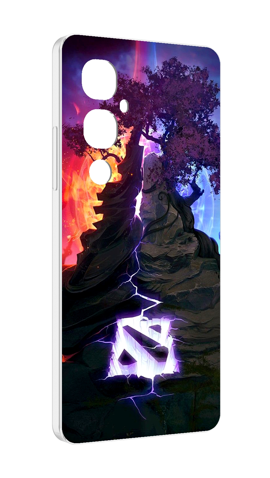 

Чехол MyPads dota 2 логотип для Tecno Pova 4 Pro, Прозрачный, Tocco
