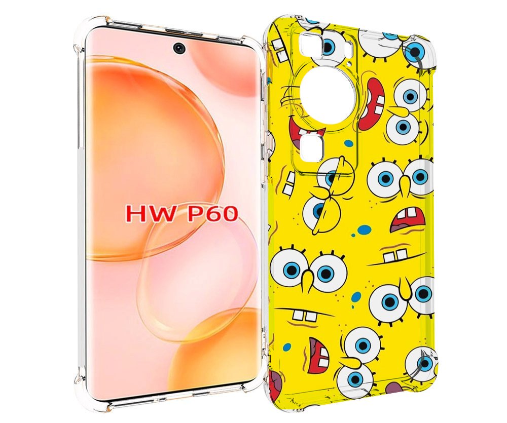 Чехол MyPads много-спанч-боба для Huawei P60