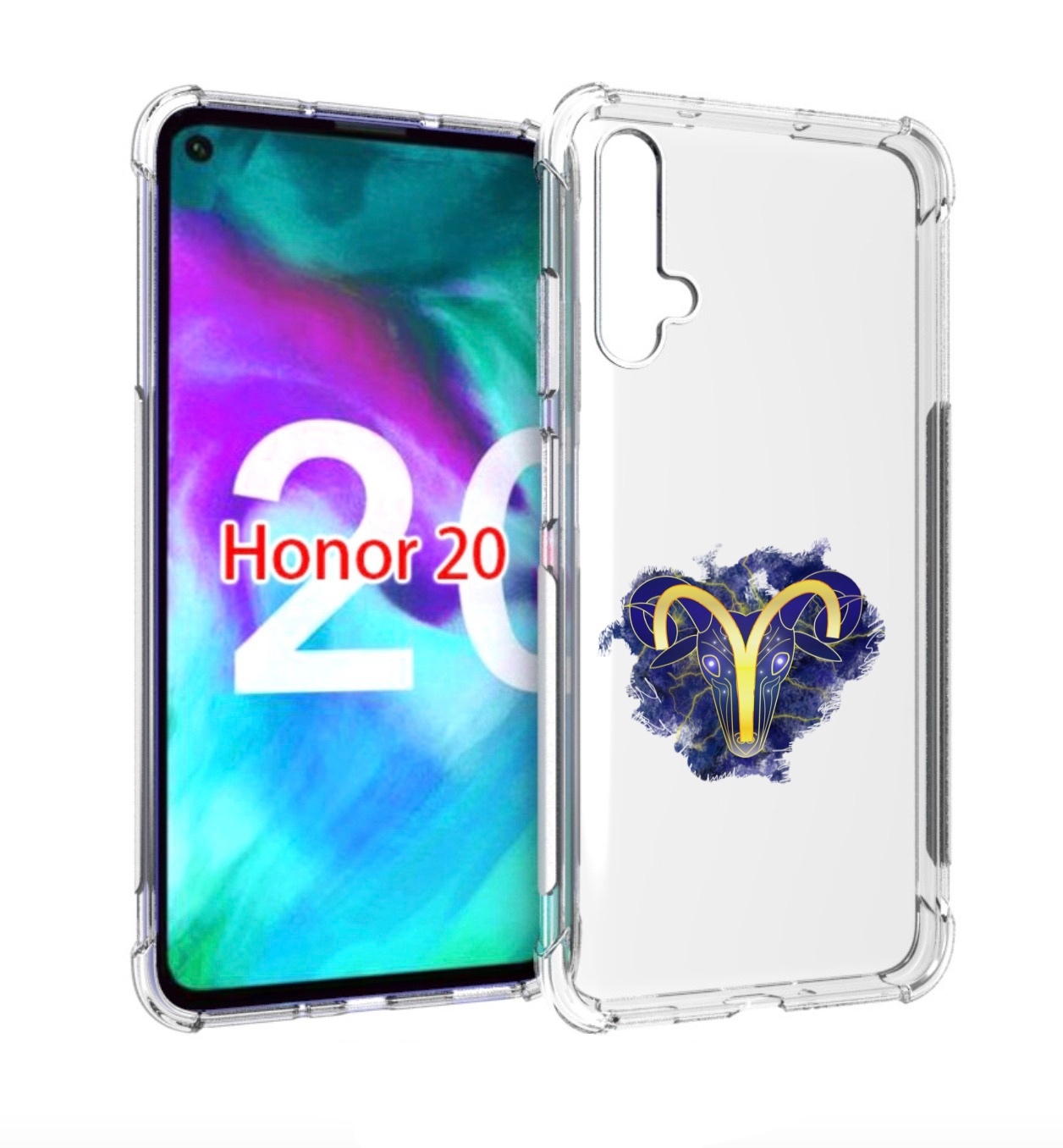 

Чехол бампер MyPads знак-зодиака-овен-8 для Honor 20 Honor, Прозрачный, Tocco