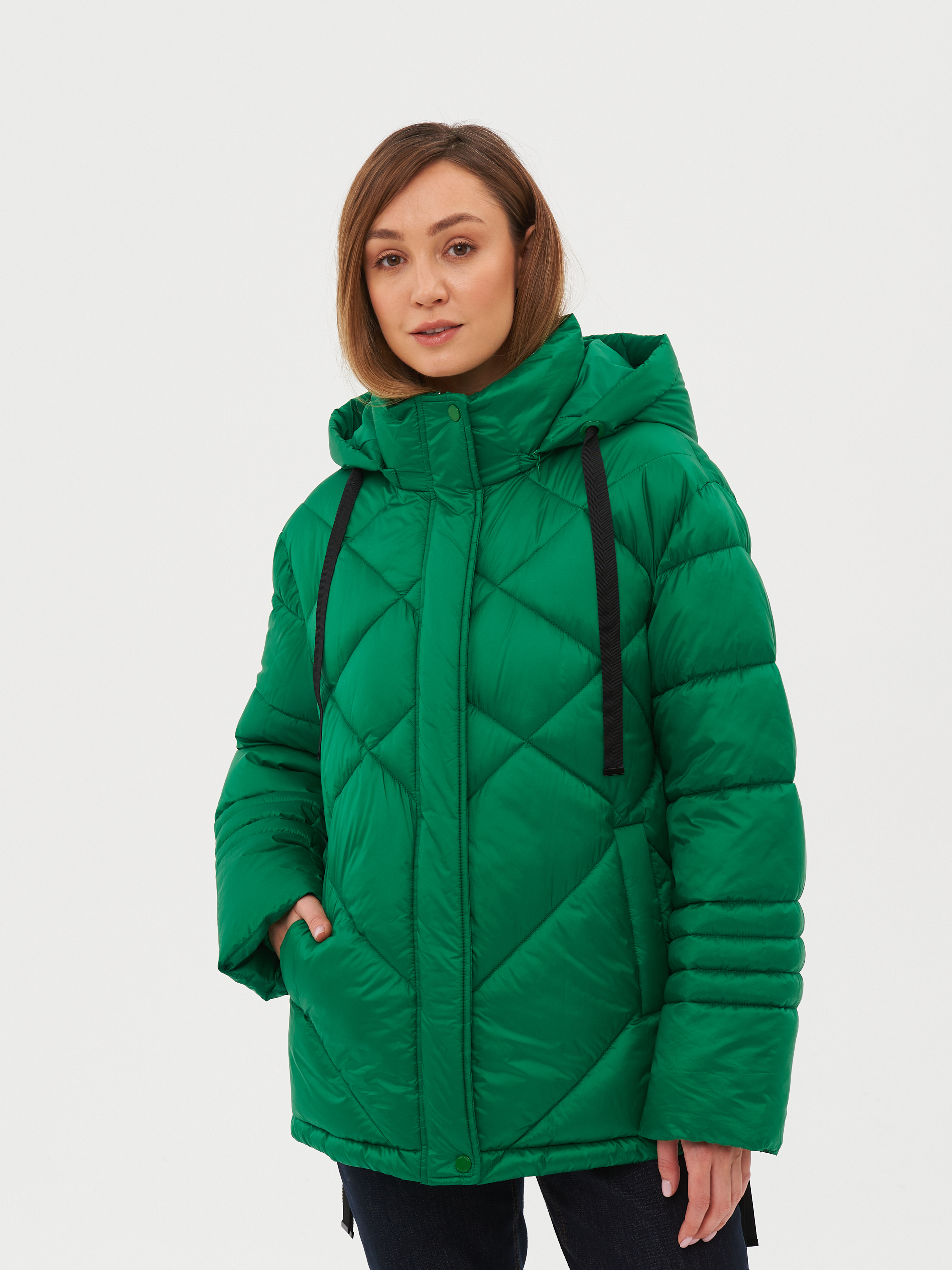 

Куртка Gerry Weber для женщин, размер 46, 250231-31193-50940-46, зелёная, Зеленый, 250231-31193
