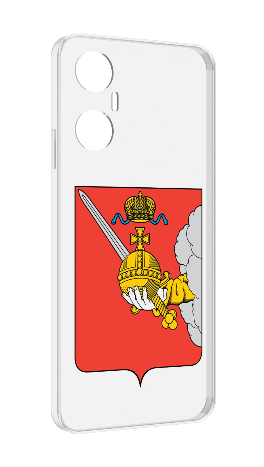 

Чехол MyPads герб-вологодскои-области для Infinix Hot 20 5G, Прозрачный, Tocco