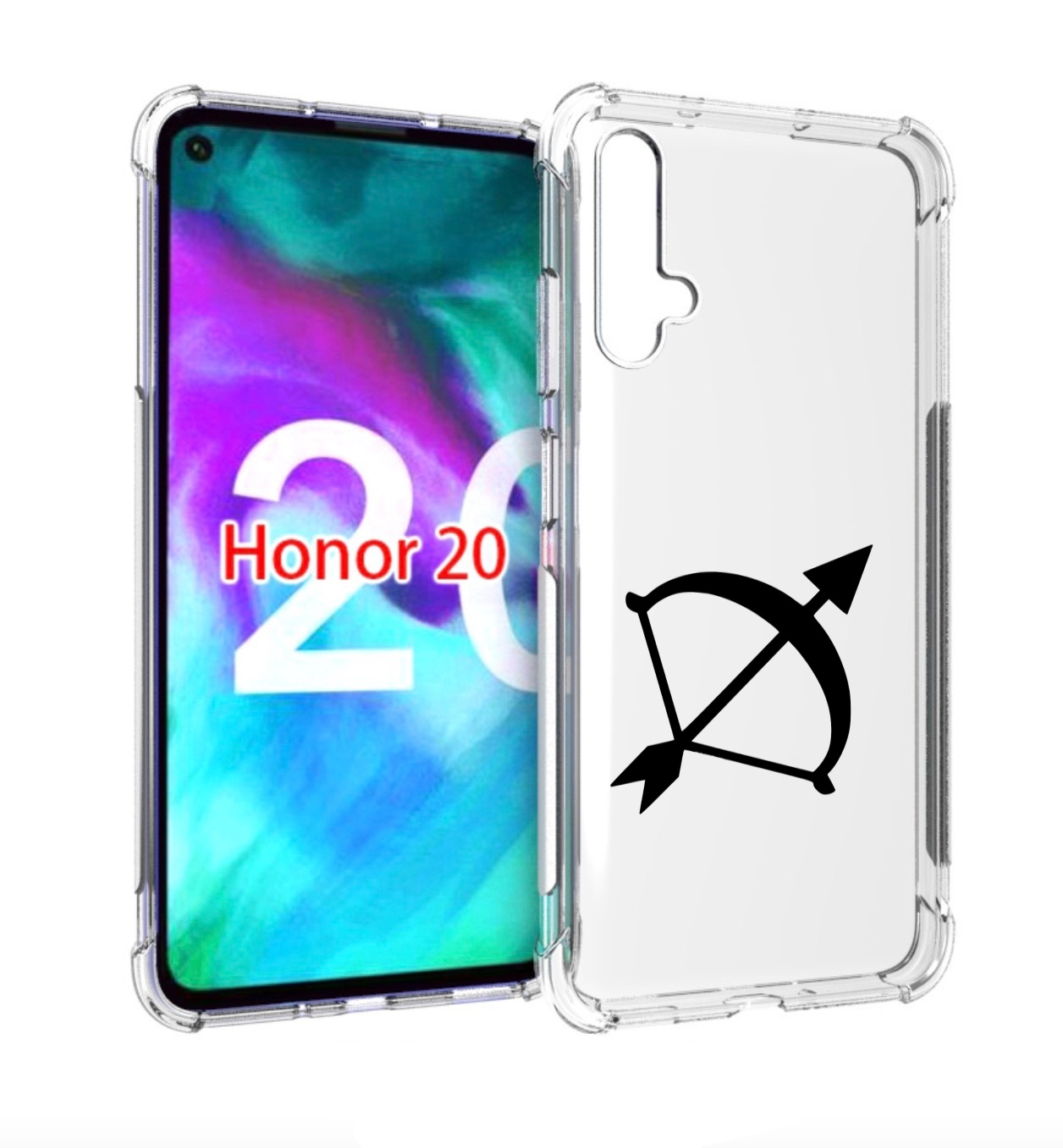 

Чехол бампер MyPads знак-зодиака-стрелец-7 для Honor 20, Прозрачный, Tocco