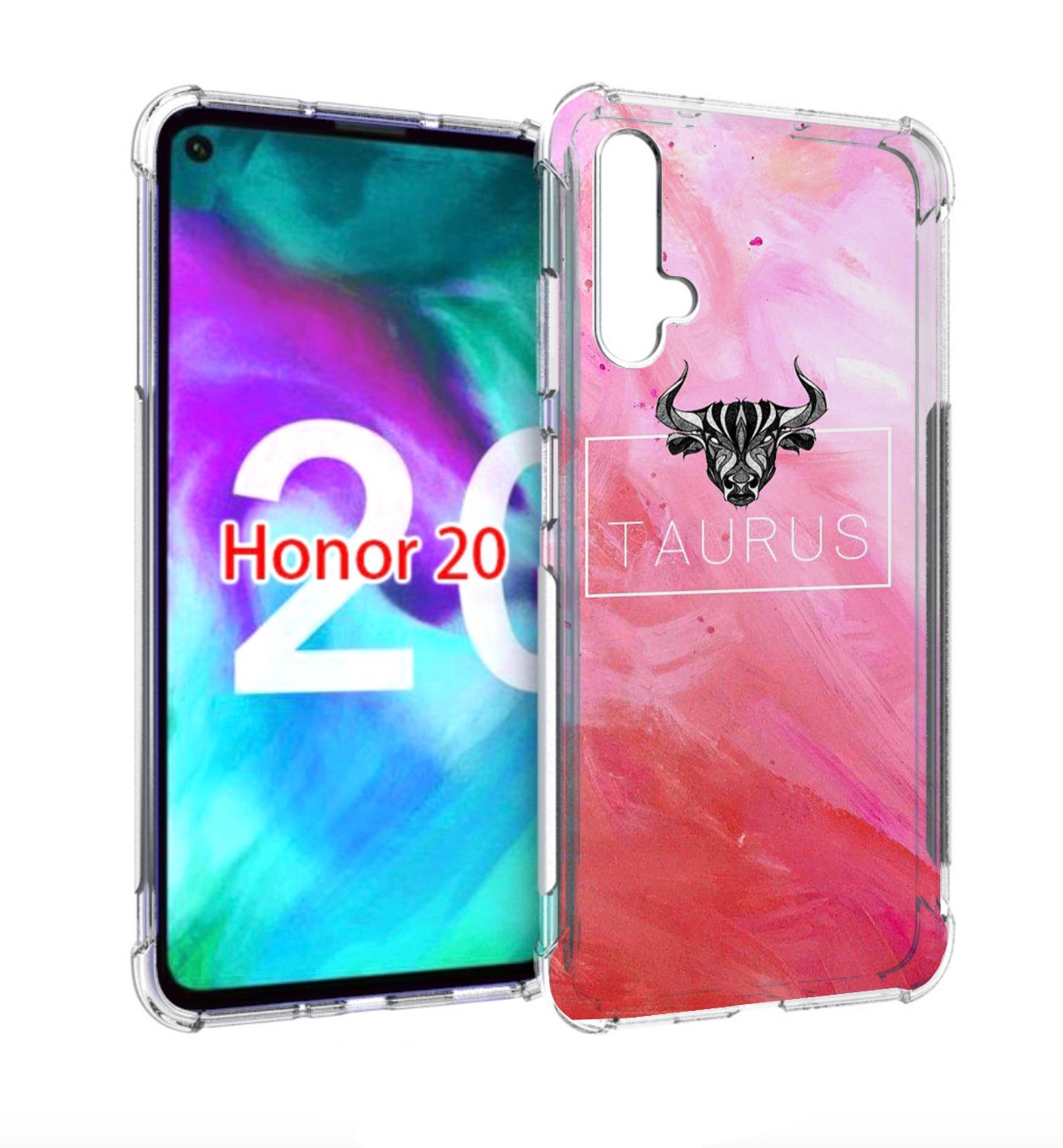 

Чехол бампер MyPads знак-зодиака-телец-3 для Honor 20 Honor, Прозрачный, Tocco