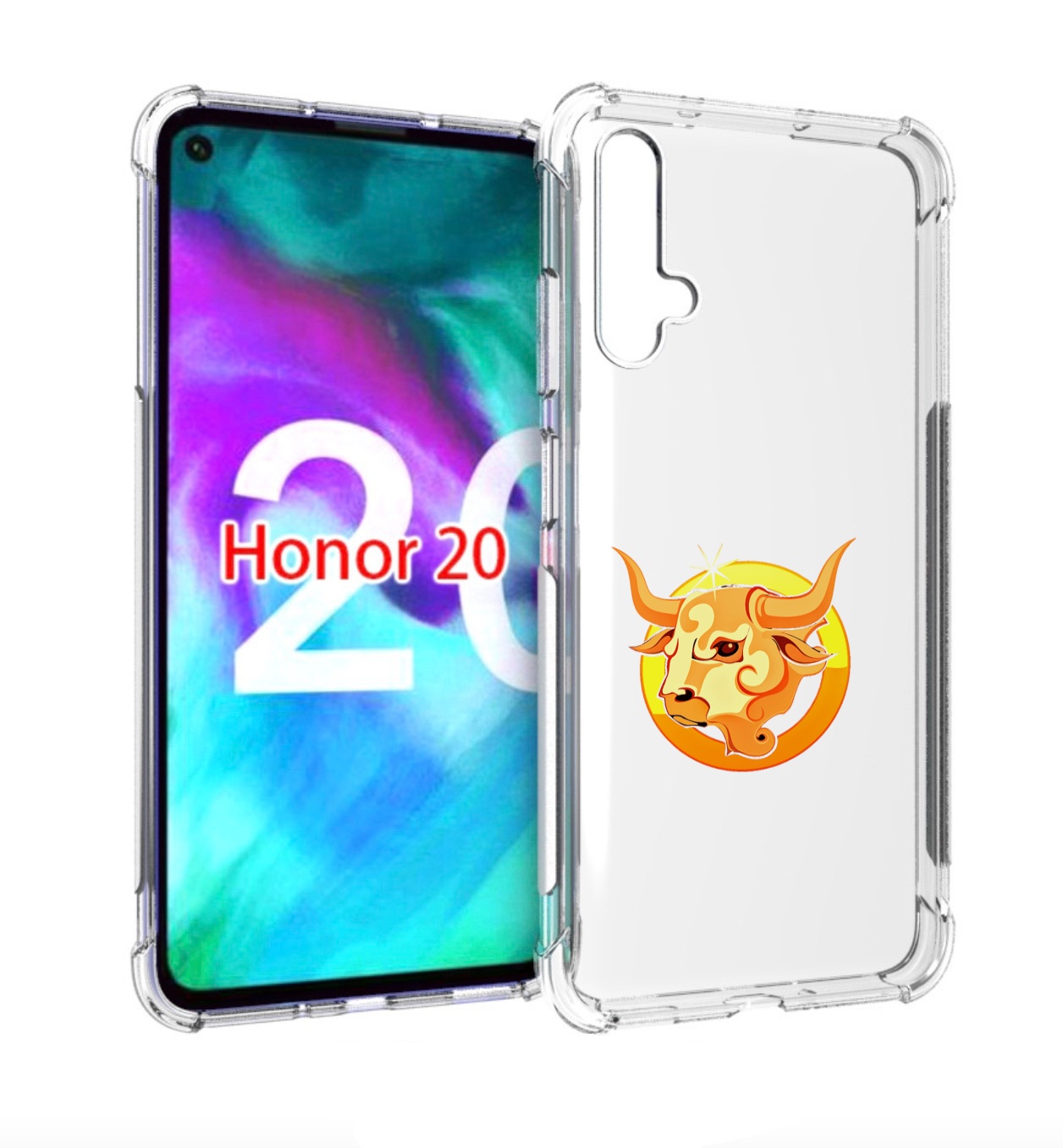 

Чехол бампер MyPads знак-зодиака-телец-6 для Honor 20 Honor, Прозрачный, Tocco