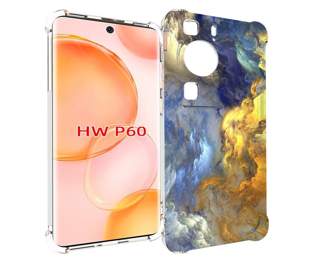 

Чехол MyPads мраморное небо для Huawei P60, Tocco