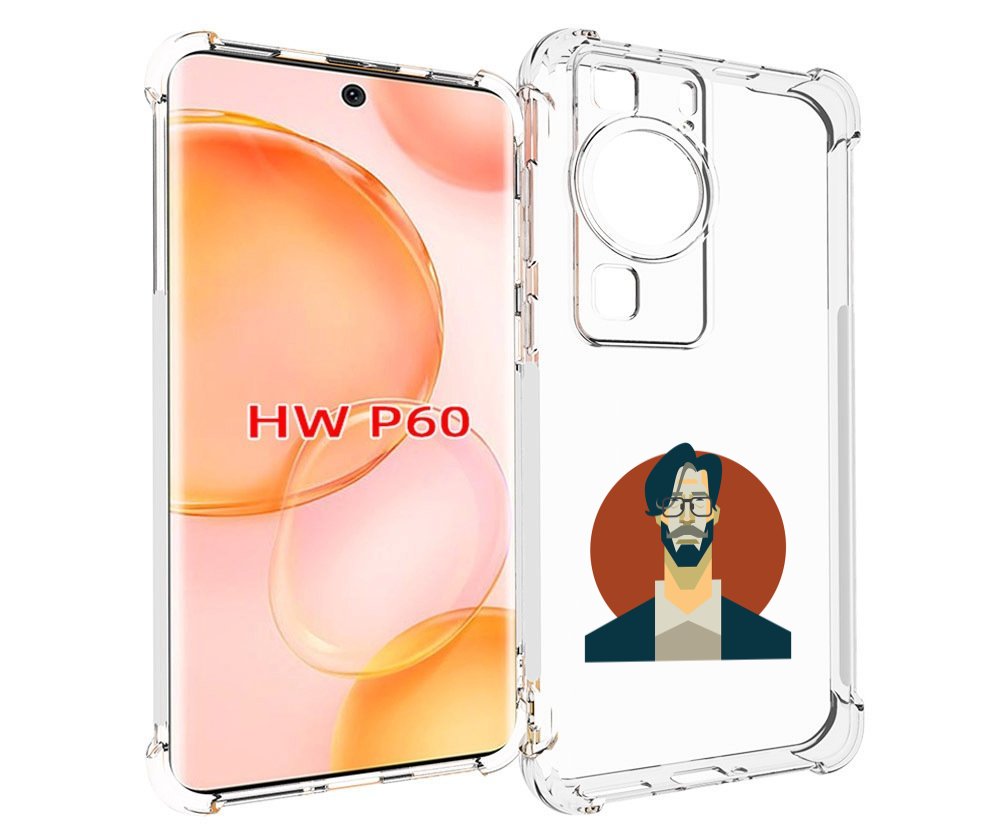 

Чехол MyPads мужичек-в-очках для Huawei P60, Tocco