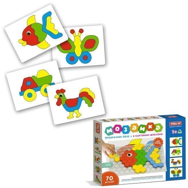 

Мозаика d 40мм 70 дет 01078 Стеллар /8/