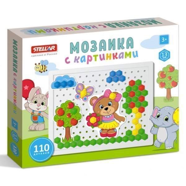 

Мозаика с картинками 13мм 110дет. Стеллар 01082