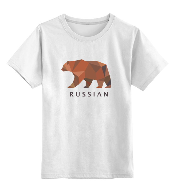 

Футболка детская Printio Russian цв. белый р. 116, Russian