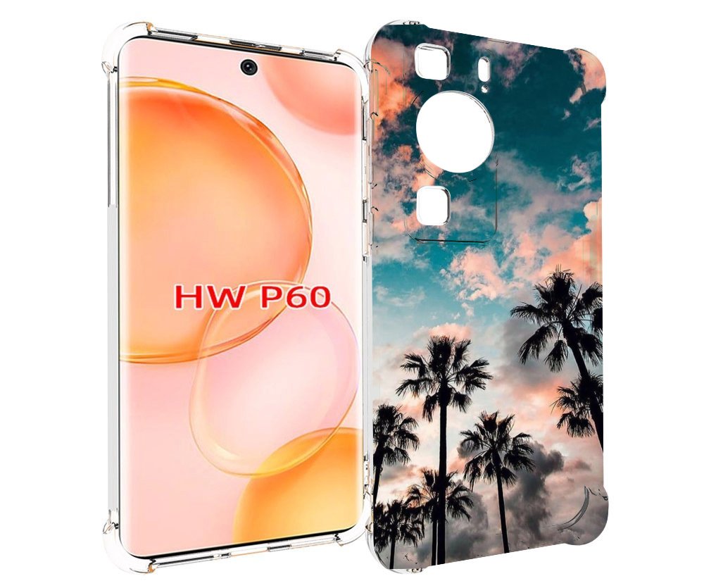 

Чехол MyPads небо-с-пальмами для Huawei P60, Tocco