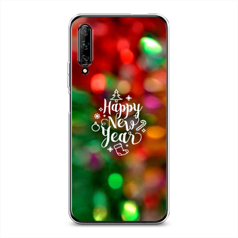 

Чехол на Huawei Y9s "Новый Год на елке", Зеленый;красный;желтый, 611150-5