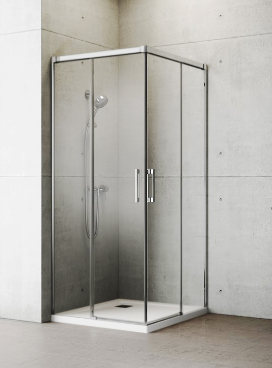 

Дверь для душевого уголка Radaway Idea KDD 100x200 профиль хром, стекло прозрачное, правая