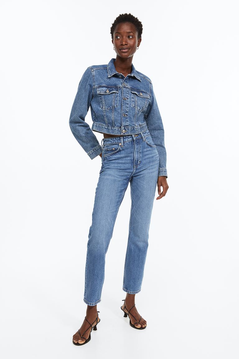 

Джинсы женские H&M 1069416002 синие 34 (доставка из-за рубежа), Синий, 1069416002