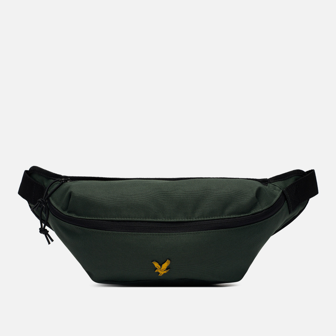 фото Поясная сумка унисекс lyle&scott cross body sling зеленая