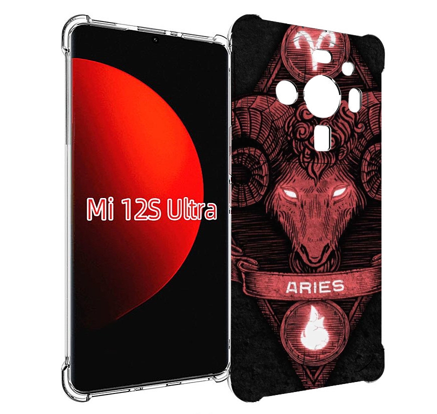 

Чехол MyPads знак зодиака овен 6 для Xiaomi 12S Ultra, Прозрачный, Tocco