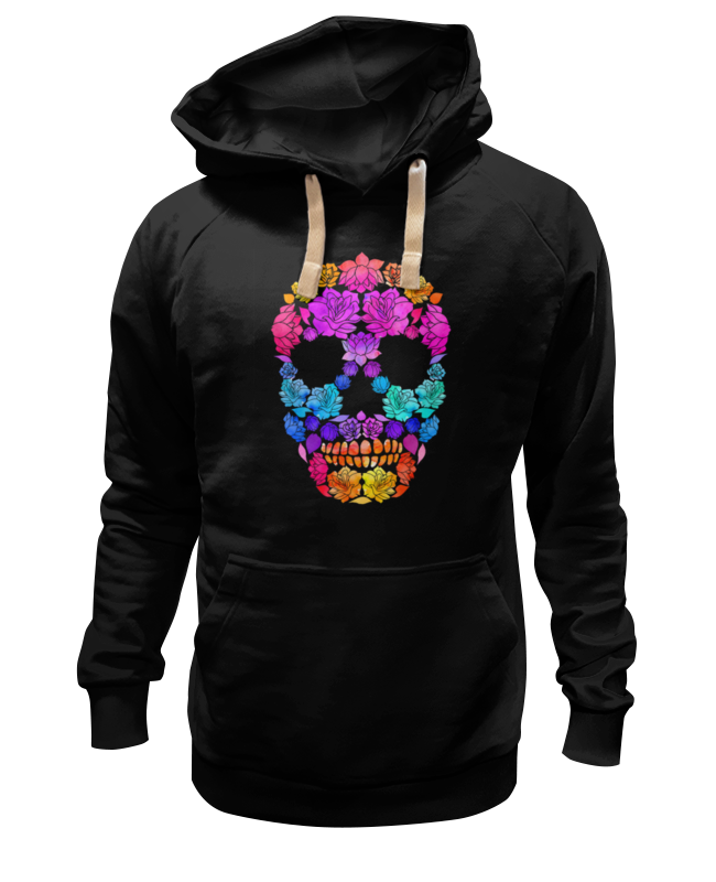 

Худи унисекс Printio Skull art черное S, Черный, Skull art