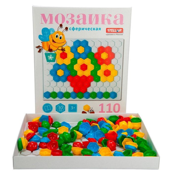 

Мозаика d 30мм сфера 110 дет 01038 Стеллар /12/