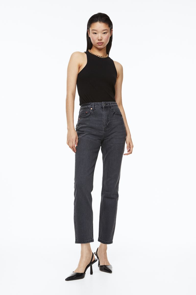 

Джинсы женские H&M 1069416006 серые 36 (доставка из-за рубежа), Серый, 1069416006