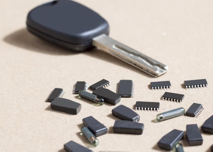 

Транспондер, чип для ключа 4D67/id67 Autokey Chip-14, карбон, Для разных моделей автомобилей