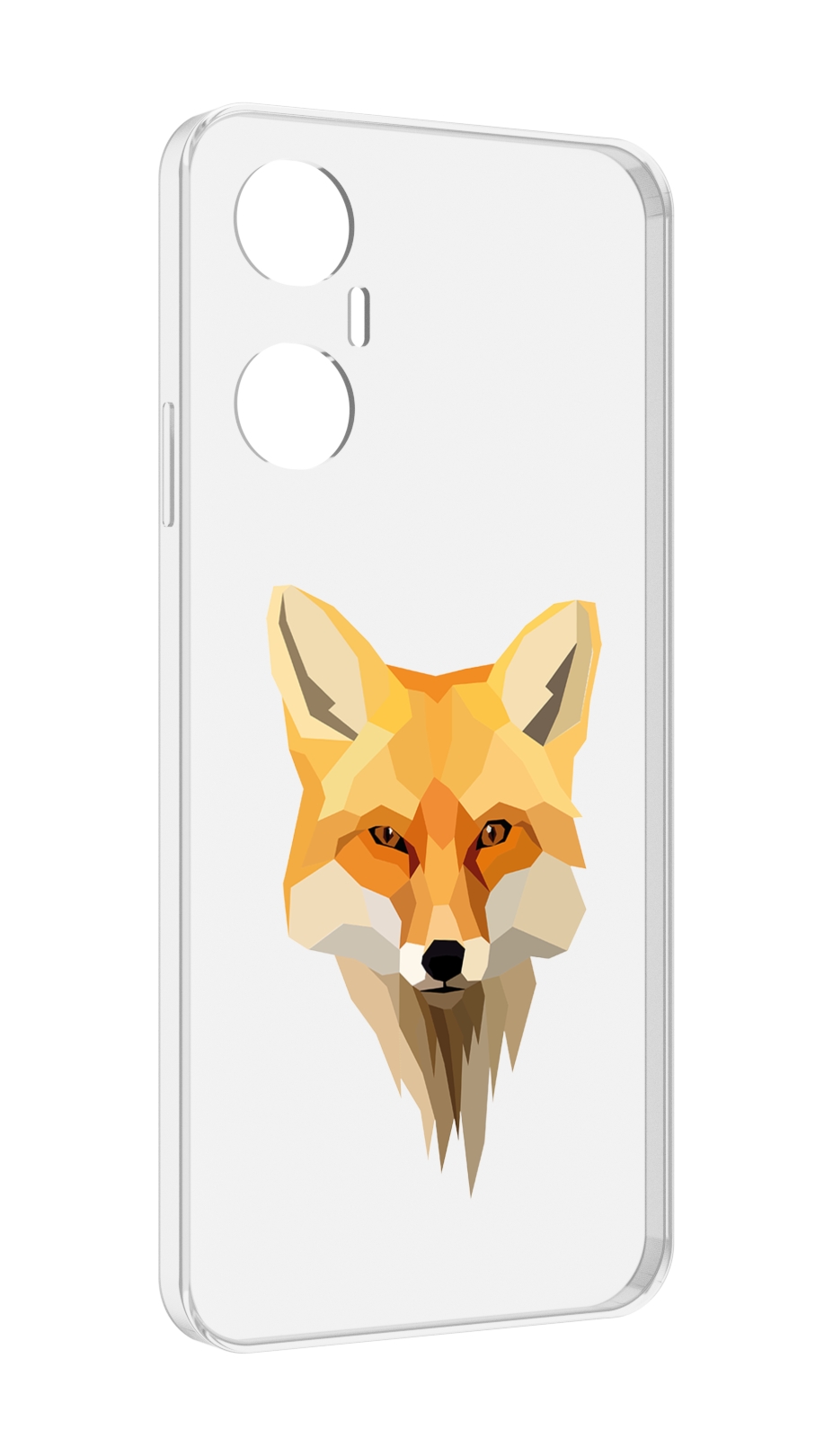 

Чехол MyPads голова-лисы для Infinix Hot 20 5G, Прозрачный, Tocco