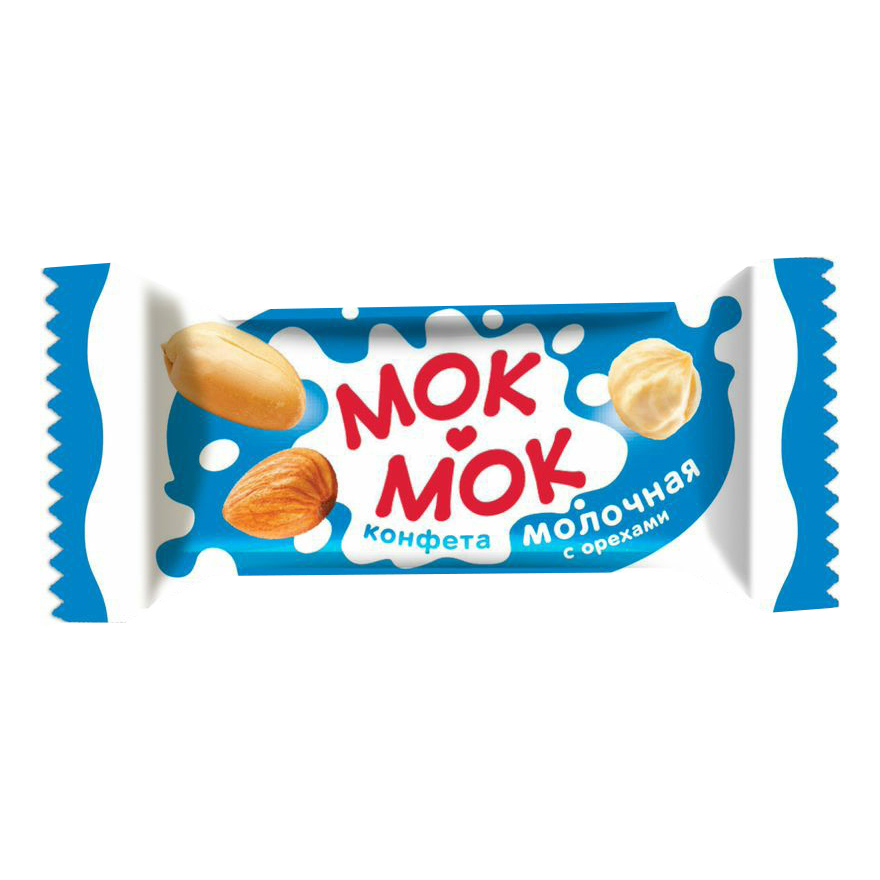 

Конфеты молочные Мок-Мок с орехами