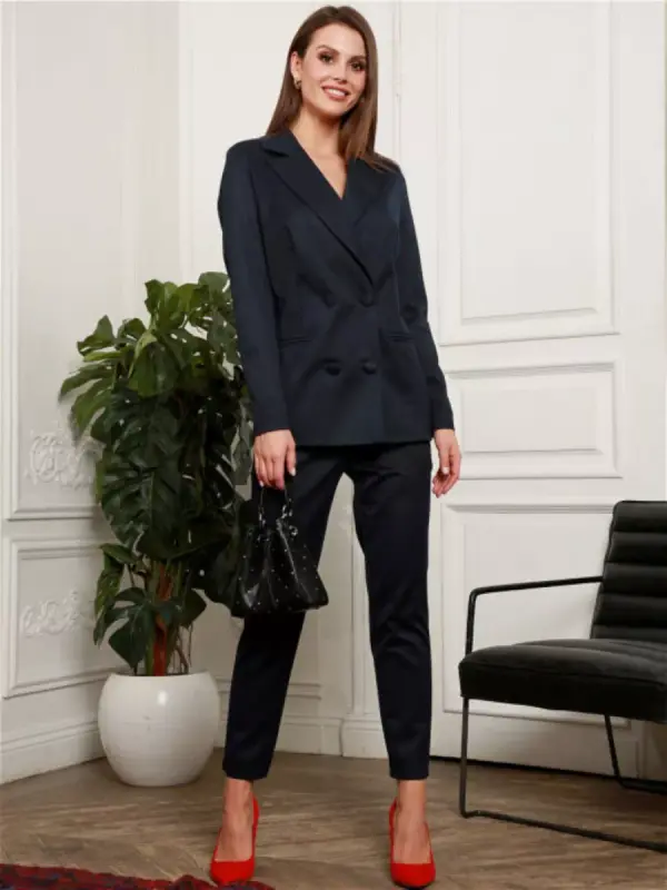 

Костюм женский AVEMOD AV 872 синий 42 RU, AV 872