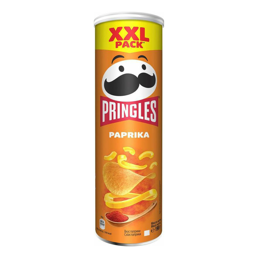 

Чипсы картофельные Pringles со вкусом Паприки 190 г